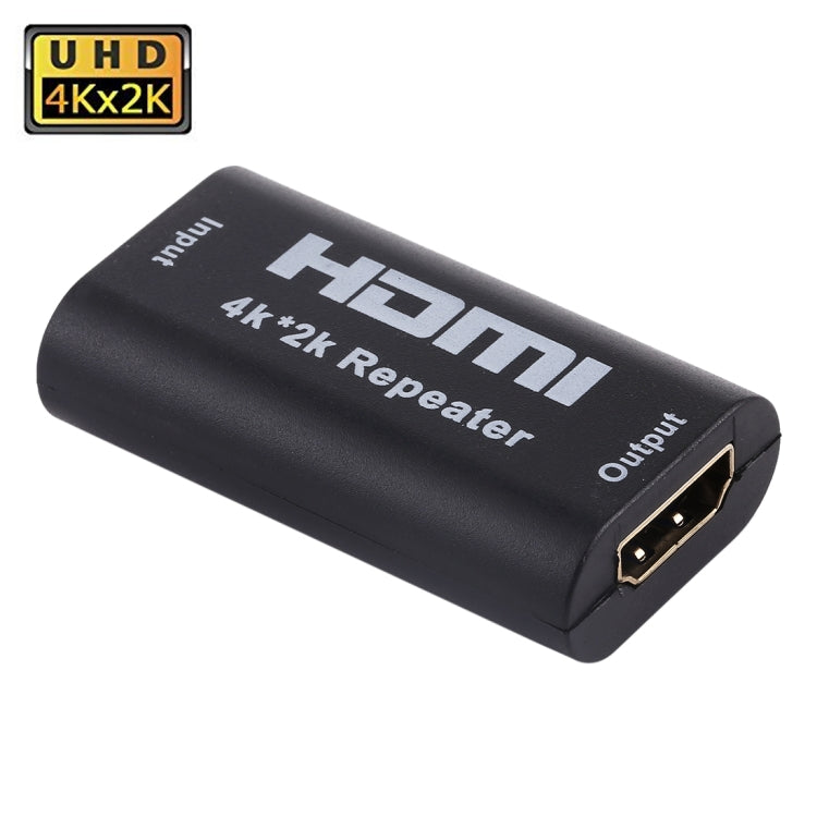 UHD 4Kx2K HDMI Amplifier Repeater(Black) -  by buy2fix | Online Shopping UK | buy2fix