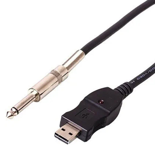 USB PC Guitar Bass Link Recording Audio Adapter Cable - Stringed Instruments by buy2fix | Online Shopping UK | buy2fix