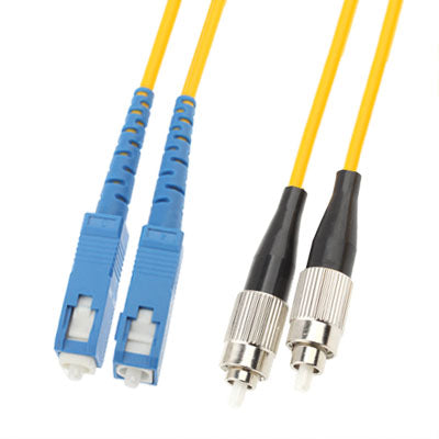 SC-FC Dual-Core Single Mode Fiber Optic Jumper,Length: 3m - Fiber Optic Jumper by buy2fix | Online Shopping UK | buy2fix