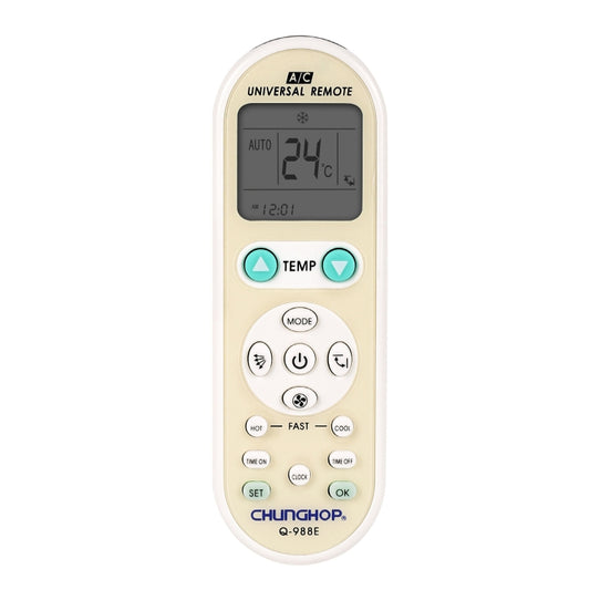 Chunghop Universal A/C Remote Control (Q-988E)(White) - Consumer Electronics by CHUNGHOP | Online Shopping UK | buy2fix