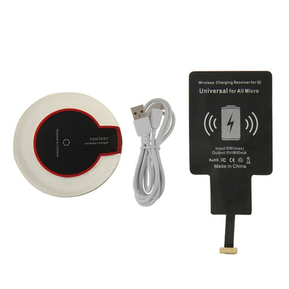 FANTASY Wireless Charger & Wireless Charging Receiver, For Galaxy Note Edge / N915V / N915P / N915T / N915A(Black) - Mobile Accessories by buy2fix | Online Shopping UK | buy2fix