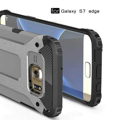 For Galaxy S7 Edge / G935 Tough Armor TPU + PC Combination Case (Grey) - Samsung Accessories by buy2fix | Online Shopping UK | buy2fix