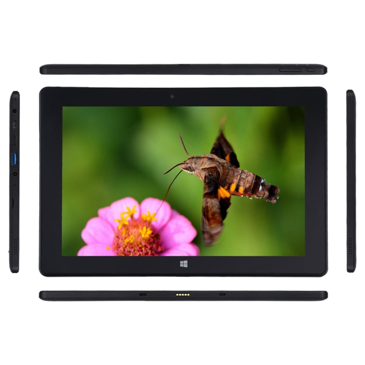 Hongsamde Tablet PC, 10.1 inch, 8GB+128GB, Windows 10 Intel Gemini Lake Celeron N4120 1.1GHz - 2.6GHz, HDMI, Bluetooth, WiFi,  with Keyboard Leather Case(Black) - Other by Hongsamde | Online Shopping UK | buy2fix