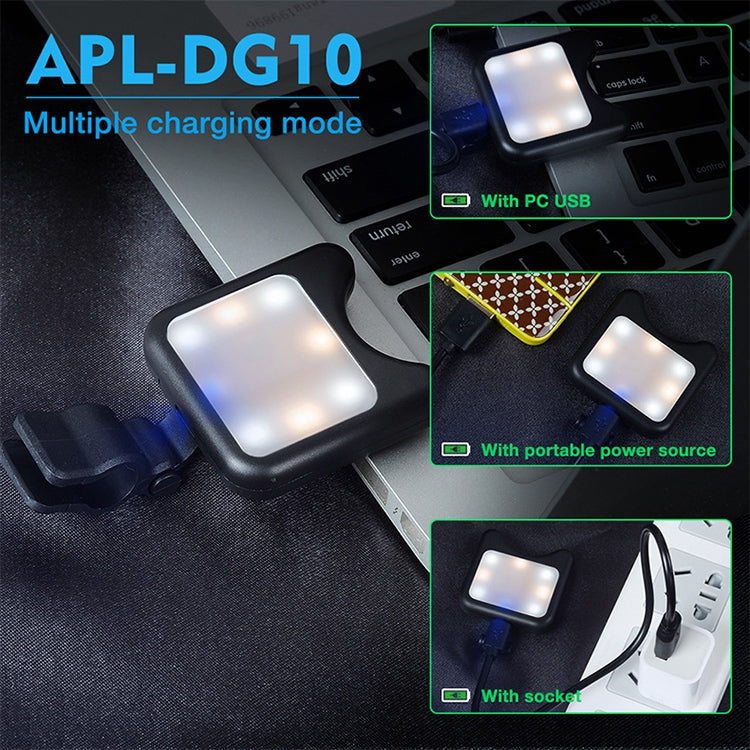 APEXEL Portable Handheld Lazy Live Broadcast Desktop Folding Universal Bluetooth Tripod Phone Holder with Flashlight - Consumer Electronics by APEXEL | Online Shopping UK | buy2fix
