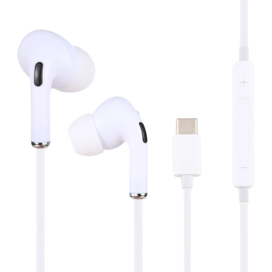 USB-C / Type-C In-ear Wired Earphone with Mic, Not For Samsung Phones, Cable Length: about 1.2m - Type-C Earphone by buy2fix | Online Shopping UK | buy2fix