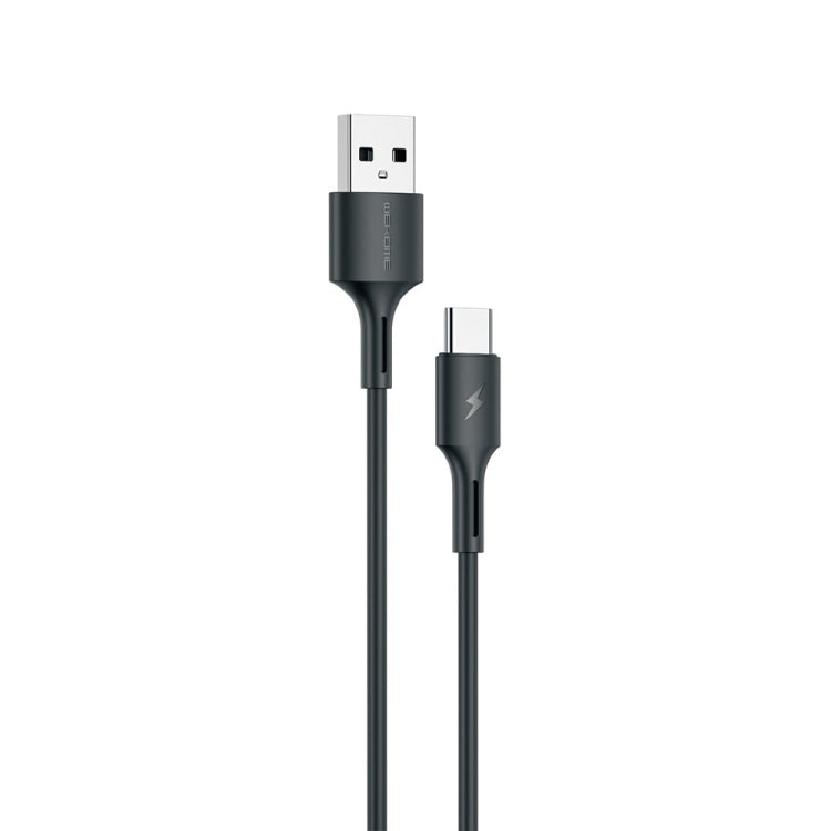 WK WDC-136 USB to Type-C / USB-C 3A Fast Charging Data Cable(Black) - USB-C & Type-C Cable by WK | Online Shopping UK | buy2fix