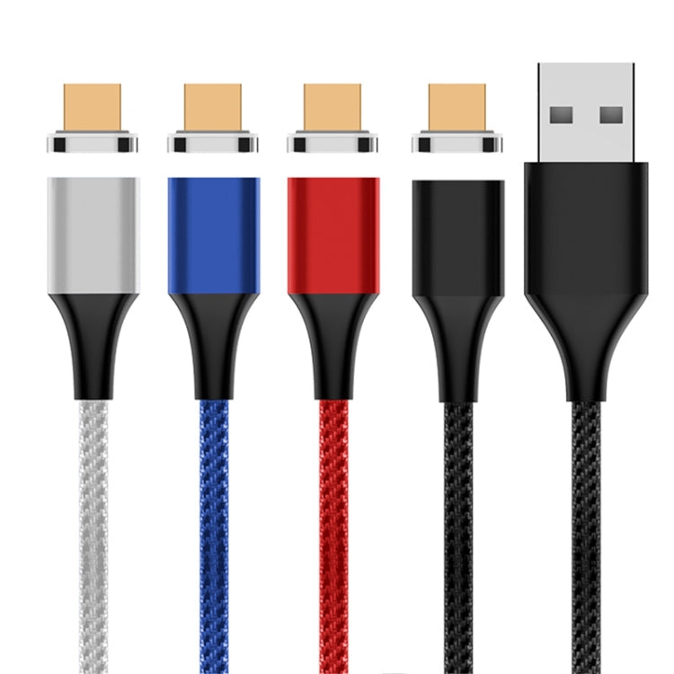 M11 5A USB to Micro USB Nylon Braided Magnetic Data Cable, Cable Length: 2m (Black) - Mobile Accessories by buy2fix | Online Shopping UK | buy2fix