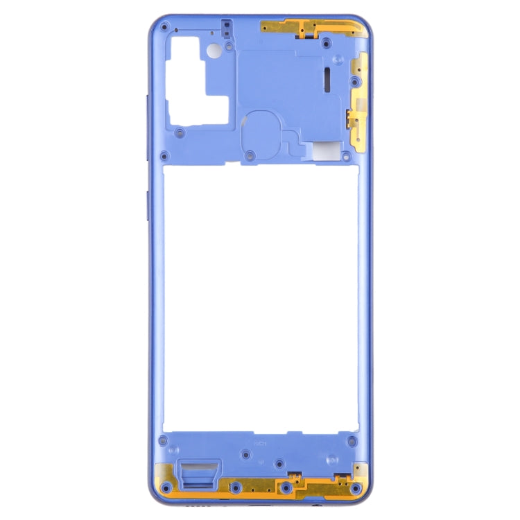 For Samsung Galaxy A21s  Middle Frame Bezel Plate (Blue) - Frame Bezel Plate by buy2fix | Online Shopping UK | buy2fix