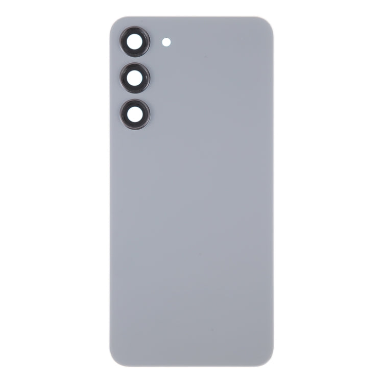 For Samsung Galaxy S23+ SM-S916B OEM Glass Battery Back Cover with Camera Lens Cover(Grey) - Repair & Spare Parts by buy2fix | Online Shopping UK | buy2fix