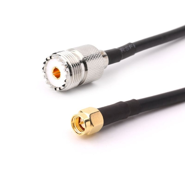 RG58 UHF Female to SMA Male Connecting Cable, Length: 100cm - Security by buy2fix | Online Shopping UK | buy2fix