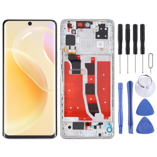 Original LCD Screen and Digitizer Full Assembly with Frame for Huawei Nova 8 5G (Silver) - LCD Screen by buy2fix | Online Shopping UK | buy2fix