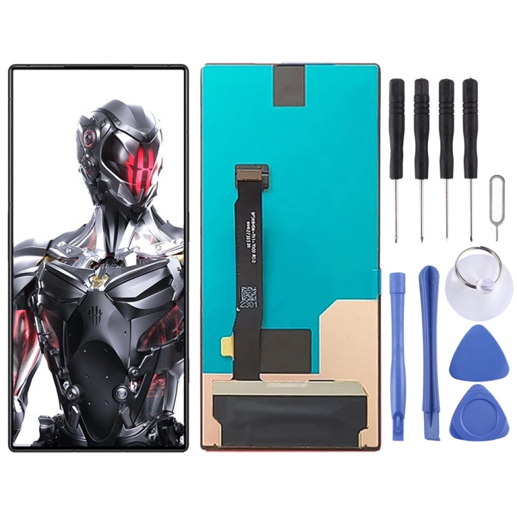 AMOLED Material LCD Screen for ZTE Nubia Red Magic 8 Pro NX729J With Digitizer Full Assembly(Black) - For ZTE by buy2fix | Online Shopping UK | buy2fix