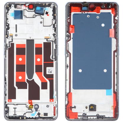 For OPPO Reno8 T 5G Original Front Housing LCD Frame Bezel Plate (Blue) - Frame Bezel Plate by buy2fix | Online Shopping UK | buy2fix