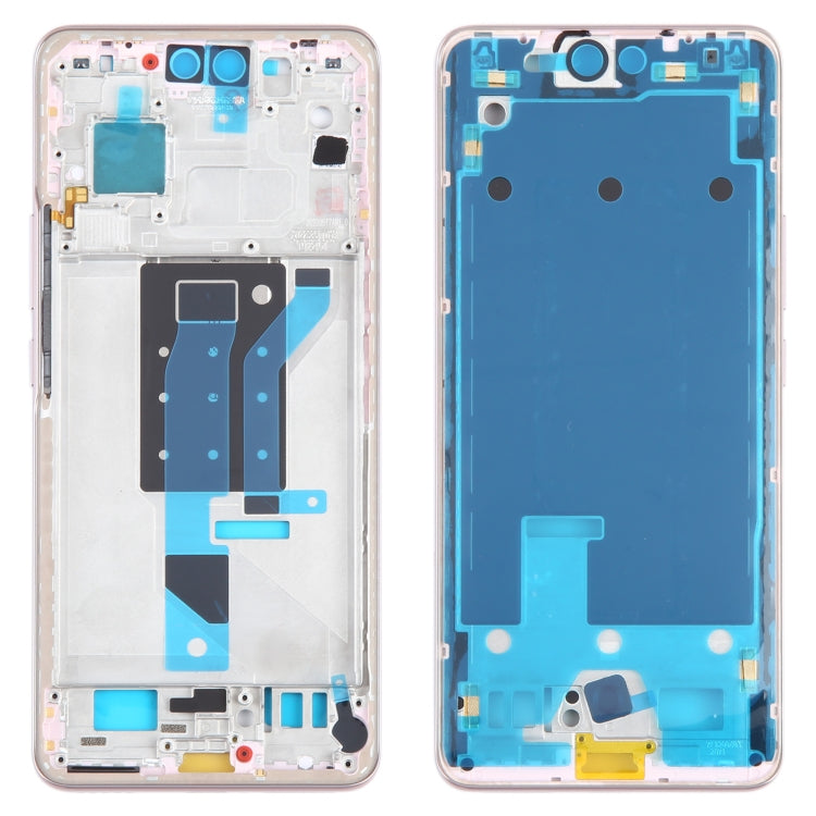 For Xiaomi 13 Lite Original Front Housing LCD Frame Bezel Plate (Pink) - Frame Bezel Plate by buy2fix | Online Shopping UK | buy2fix