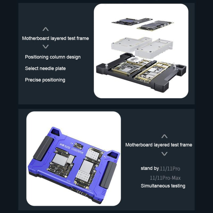 MiJing C18 Main Board Function Testing Fixture For iPhone 11 / 11 Pro / 11 Pro Max - Repair Platform by MIJING | Online Shopping UK | buy2fix