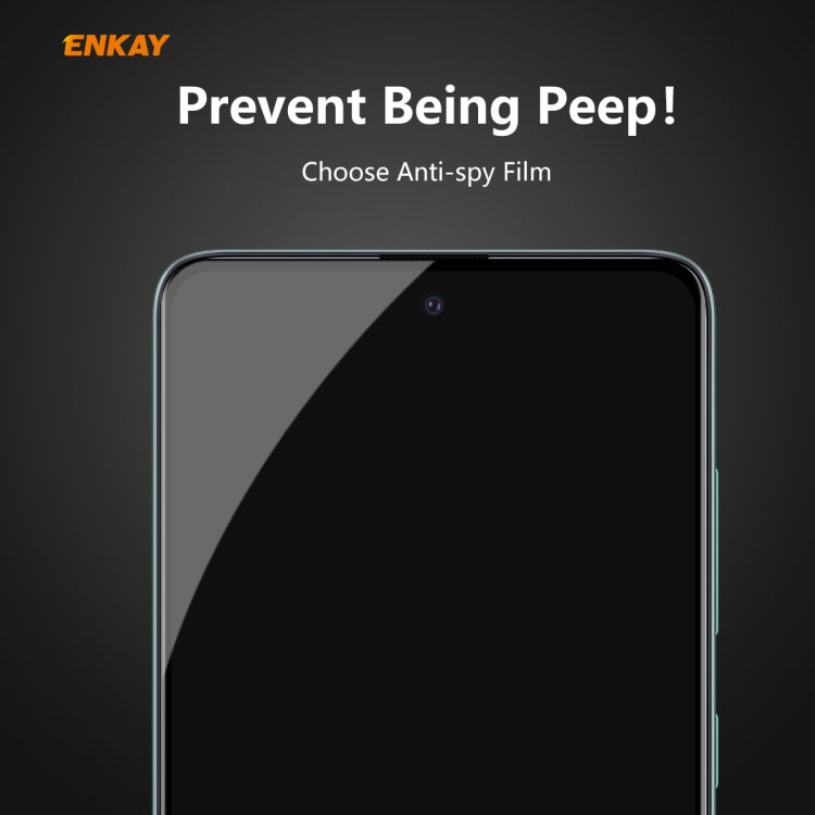 For Samsung Galaxy A51 ENKAY Hat-Prince 0.26mm 9H 6D Privacy Anti-spy Full Screen Tempered Glass Film - Galaxy Tempered Glass by ENKAY | Online Shopping UK | buy2fix