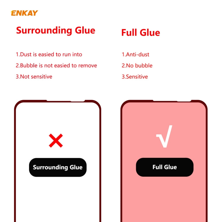 For Huawei P40 Lite ENKAY Hat-Prince Full Glue 0.26mm 9H 2.5D Tempered Glass Full Coverage Film - Mobile Accessories by ENKAY | Online Shopping UK | buy2fix