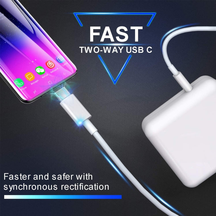 2 in 1 PD 30W USB-C / Type-C + 3A PD 3.0 USB-C / Type-C to USB-C / Type-C Fast Charge Data Cable Set, Cable Length: 2m, UK Plug - Mobile Accessories by buy2fix | Online Shopping UK | buy2fix