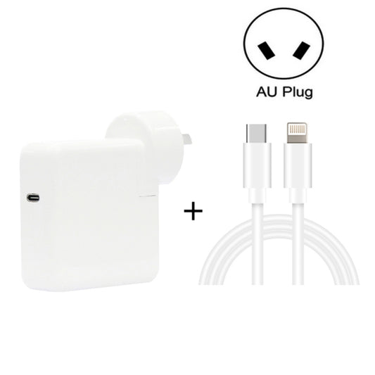 2 in 1 PD3.0 30W USB-C / Type-C Travel Charger with Detachable Foot + PD3.0 3A USB-C / Type-C to 8 Pin Fast Charge Data Cable Set, Cable Length: 2m, AU Plug - Mobile Accessories by buy2fix | Online Shopping UK | buy2fix
