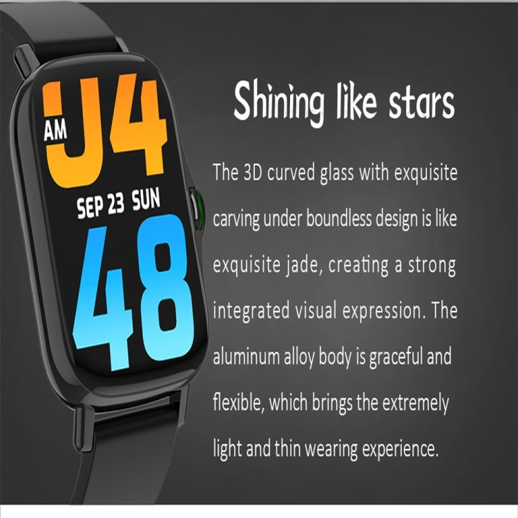 FM08 1.69 inch Color Screen Smart Watch IP67 Waterproof,Support Heart Rate Monitoring/Blood Pressure Monitoring/Blood Oxygen Monitoring/Sleep Monitoring(Black) - Smart Wear by buy2fix | Online Shopping UK | buy2fix