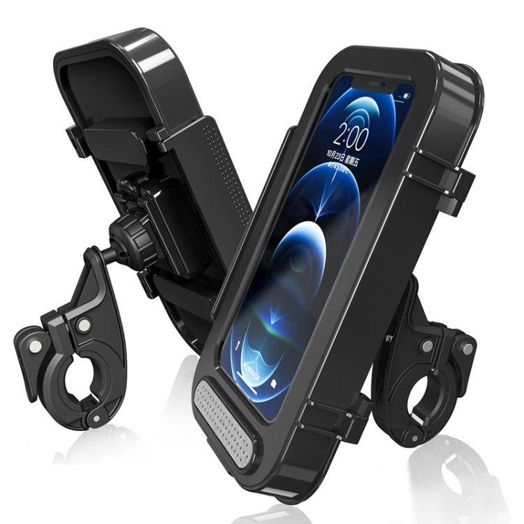 Bicycle Phone Holder Waterproof Bicycle Motorcycle Handlebar Case For 4.7-6.8 Inch Mobile Phone Mount - Holders by buy2fix | Online Shopping UK | buy2fix