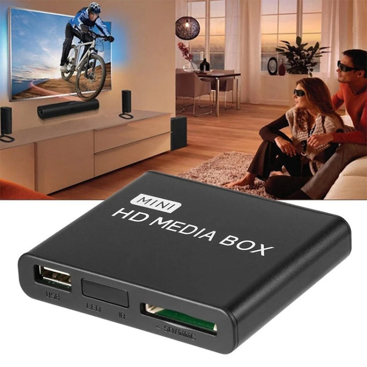 X9 Mini HD HDD Multimedia Player 4K Video Loop USB External Media Player AD Player(EU Plug) - Consumer Electronics by buy2fix | Online Shopping UK | buy2fix