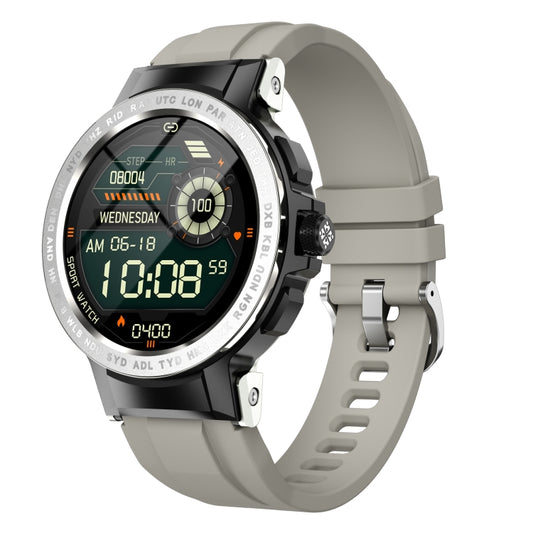E19 1.28 inch Color Screen Smart Watch, IP68 Waterproof,Support Heart Rate Monitoring/Blood Pressure Monitoring/Blood Oxygen Monitoring/Sleep Monitoring(Silver) - Smart Wear by buy2fix | Online Shopping UK | buy2fix
