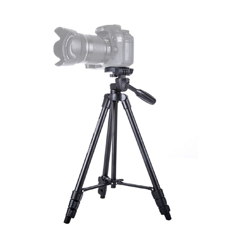 YUNTENG VCT-521 Aluminum Alloy Tripod Mount with Three-Dimensional Tripod Head - Camera Accessories by buy2fix | Online Shopping UK | buy2fix