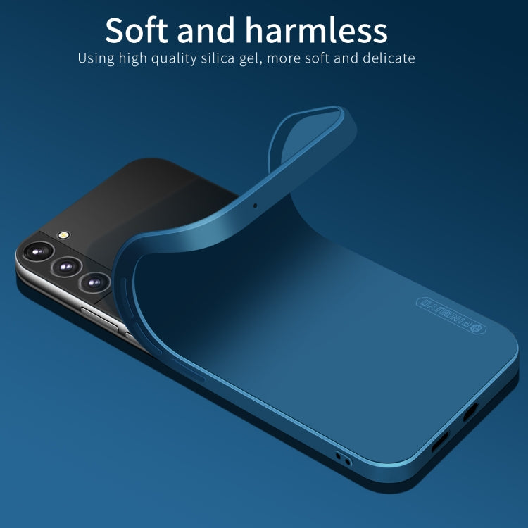 For Samsung Galaxy S22 5G PINWUYO Liquid Silicone TPU Phone Case(Black) - Galaxy S22 5G Cases by PINWUYO | Online Shopping UK | buy2fix