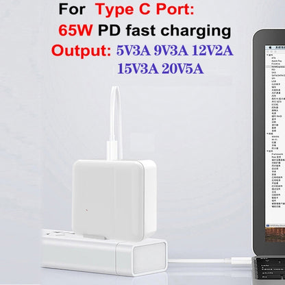 GaN 100W Dual USB+Dual USB-C/Type-C Multi Port Charger with  1.8m Type-C to MagSafe 1 / L Header Data Cable US / UK Plug - Cable & Adapter by buy2fix | Online Shopping UK | buy2fix