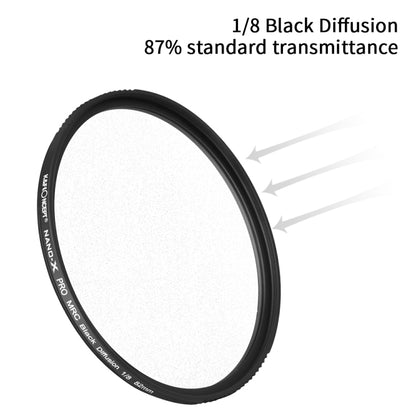 K&F CONCEPT KF01.1533 82mm Black Mist Soft Diffusion 1/8 Lens Filter, Special Effects Shoot Video Like Movies - Camera Accessories by K&F | Online Shopping UK | buy2fix