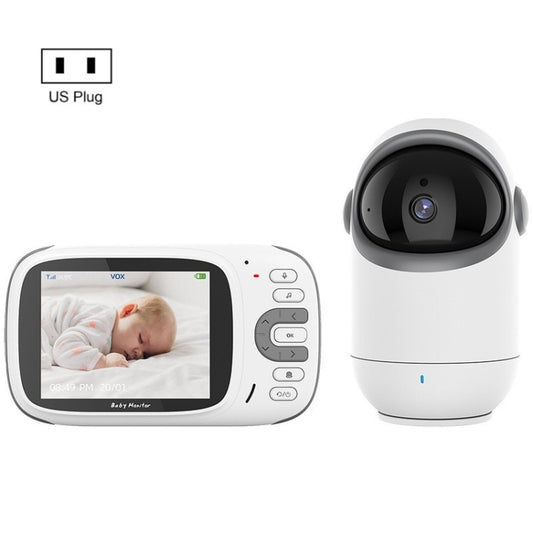 VB802 3.2 inch Baby Monitor Wireless Digital Video Rotating Camera(US Plug) - Security by buy2fix | Online Shopping UK | buy2fix