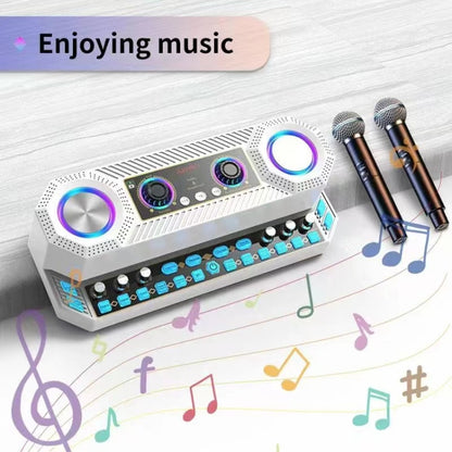 X20 Multifunction Singing Sound Card Audio Machine Square Dance Karaoke Wireless Bluetooth Speaker - Consumer Electronics by buy2fix | Online Shopping UK | buy2fix