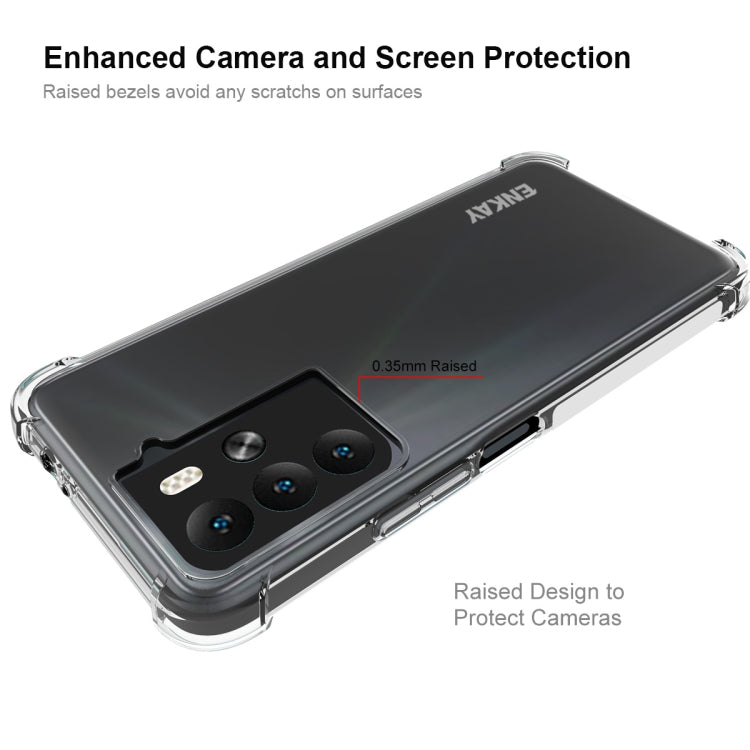 For HTC U23 ENKAY Hat-Prince Transparent TPU Shockproof Phone Case - HTC by ENKAY | Online Shopping UK | buy2fix