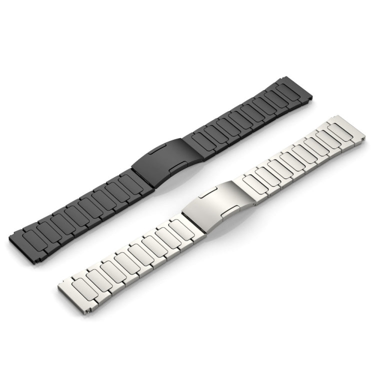 For Huawei Watch 4 22mm I-Shaped Titanium Alloy Watch Band(Grey) - Watch Bands by buy2fix | Online Shopping UK | buy2fix