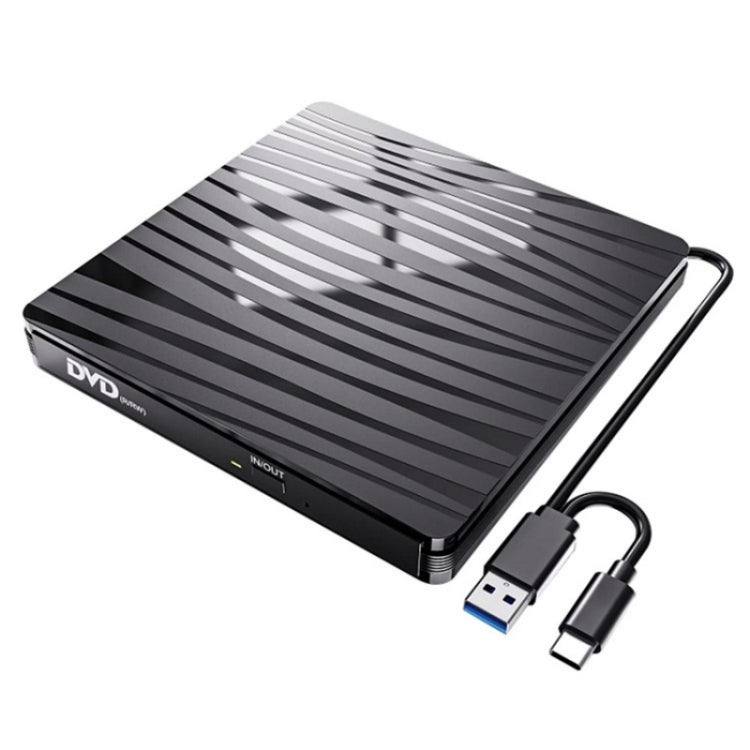 BT689 Portable DVD Burner External Optical Drive CD Player Win10 USB Optical Drive Recorder - Rewritable Drive by buy2fix | Online Shopping UK | buy2fix