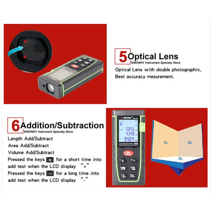SNDWAY Range Finder Laser Handheld Range Finder SW-T60 - Consumer Electronics by SNDWAY | Online Shopping UK | buy2fix