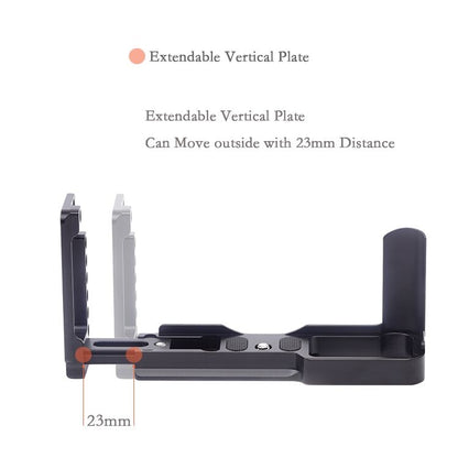 Vertical Shoot Quick Release L Plate Bracket Base Holder for FUJIFILM X Pro 3 - Camera Accessories by FITTEST | Online Shopping UK | buy2fix