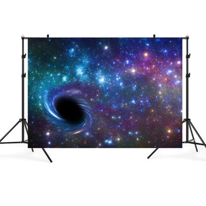 2.1m x 1.5m Black Hole Starry Sky Theme Party Children's Studio Photography Background Cloth(TK20) - Camera Accessories by buy2fix | Online Shopping UK | buy2fix