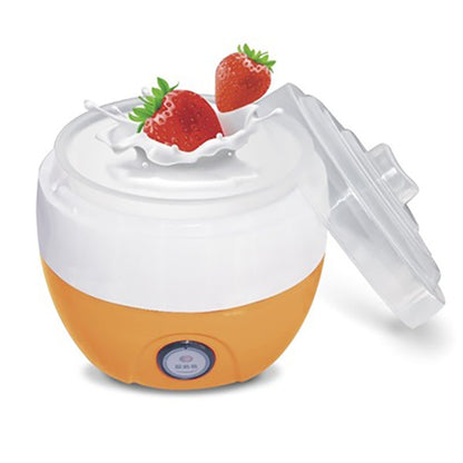 Electric Automatic Yogurt Maker Machine Yoghurt DIY Tool Kithchen Plastic Container 220V Capacity: 1L(Orange) - Yogurt Machine by others | Online Shopping UK | buy2fix