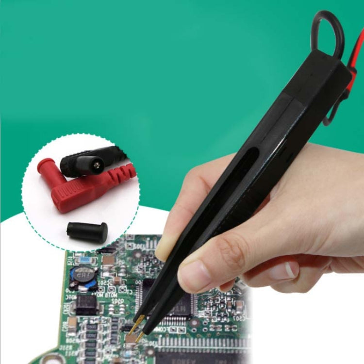 Chip Test Leads Component LCR Testing Tool Multimeter Tester Meter Pen Test Probe Lead Tweezers - Consumer Electronics by buy2fix | Online Shopping UK | buy2fix