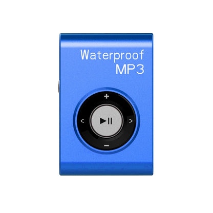 C26 IPX8 Waterproof Swimming Diving Sports MP3 Music Player with Clip & Earphone, Support FM, Memory:8GB(Blue) - Consumer Electronics by buy2fix | Online Shopping UK | buy2fix