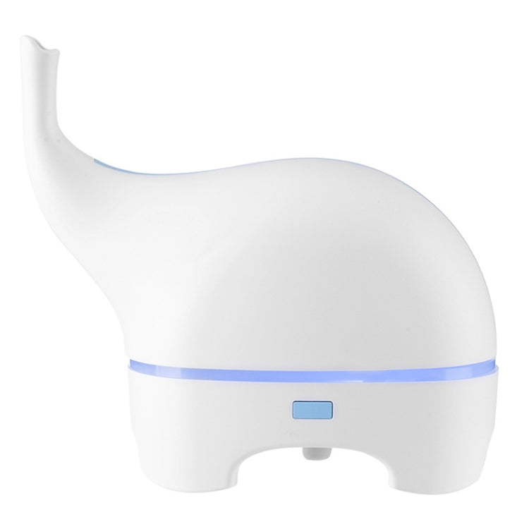 Mini Elephant Style 2.4MHz Ultrasound Household Air Purification USB Charging LED Light Humidifying Aromatherapy Purifier, Size:165x77.4x155 mm(White) - Home & Garden by buy2fix | Online Shopping UK | buy2fix