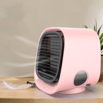 Mini Multifunctional Humidification Aromatherapy Fan Portable Office Home Desktop Air Conditioner Fan(Cherry Blossom Powder) - Consumer Electronics by buy2fix | Online Shopping UK | buy2fix