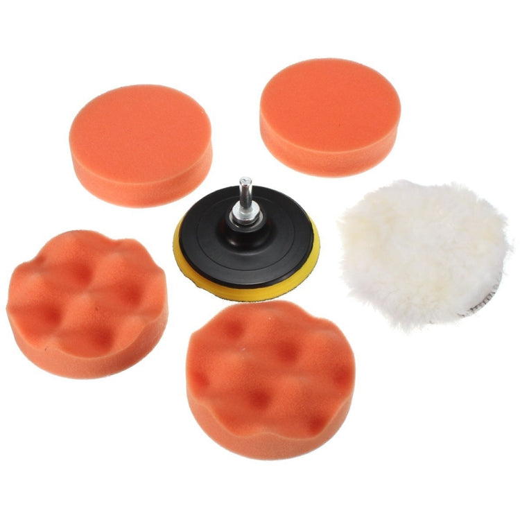 7 in 1 Buffing Pad Set Thread Auto Car Polishing Pad Kit for Car Polisher, Size:7 inch - Polishing Machine & Accessories by buy2fix | Online Shopping UK | buy2fix