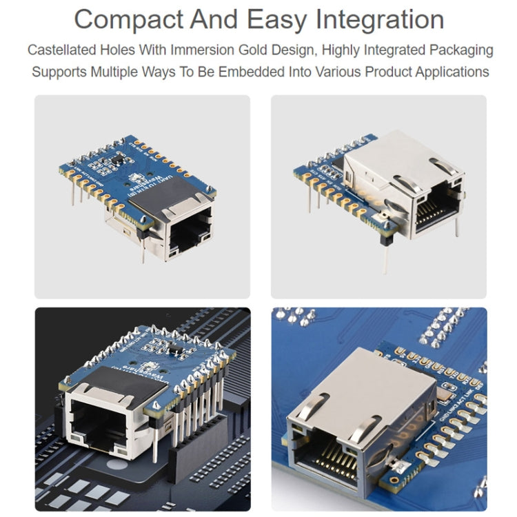 Waveshare UART TO ETH (B) TTL UART To Ethernet Mini Module - Consumer Electronics by Waveshare | Online Shopping UK | buy2fix