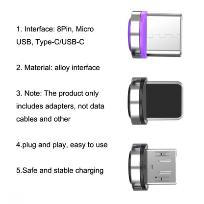 CC57 Support Data Transmission Magnetic Fast Charging Adapter, Style:Type-C / USB-C Head -  by buy2fix | Online Shopping UK | buy2fix