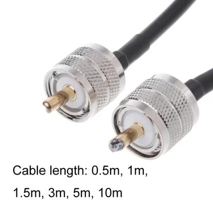 UHF Male To UHF Male RG58 Coaxial Adapter Cable, Cable Length:10m - Connectors by buy2fix | Online Shopping UK | buy2fix