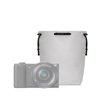 Baona Camera Bag Lens Drawstring Pouch, Size: Small(Gray) - Camera Accessories by Baona | Online Shopping UK | buy2fix