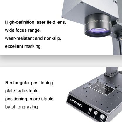 DAJA M1 Pro 10W Metal Nameplate High Precision Characters Laser Carving Machine, Style:Industrial Software(US Plug) - Consumer Electronics by DAJA | Online Shopping UK | buy2fix